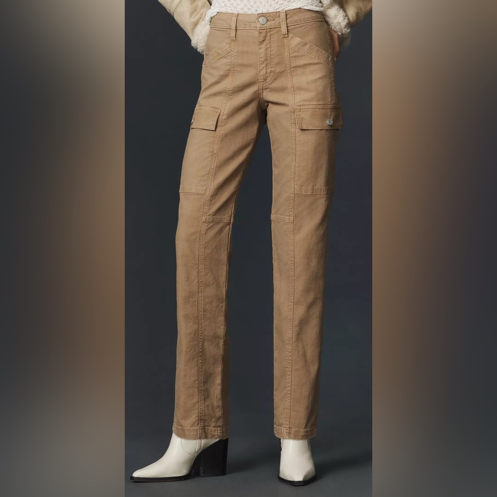 NWOT AMO Ellen Straight-Leg Cargo Pants